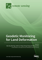 Special issue Geodetic Monitoring for Land Deformation book cover image