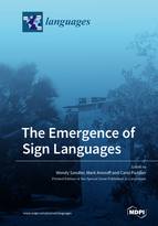 Special issue The Emergence of Sign Languages book cover image