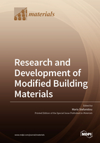 Special issue Research and Development of Modified Building Materials book cover image