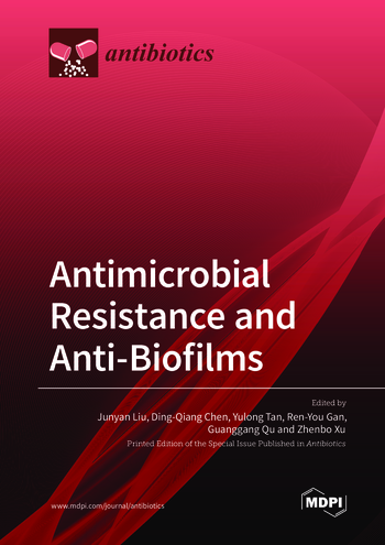 Book cover: Antimicrobial Resistance and Anti-Biofilms