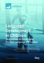 Special issue Language Development in Children: Description to Detect and Prevent Language Difficulties book cover image