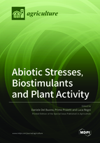 Special issue Abiotic Stresses, Biostimulants and Plant Activity book cover image