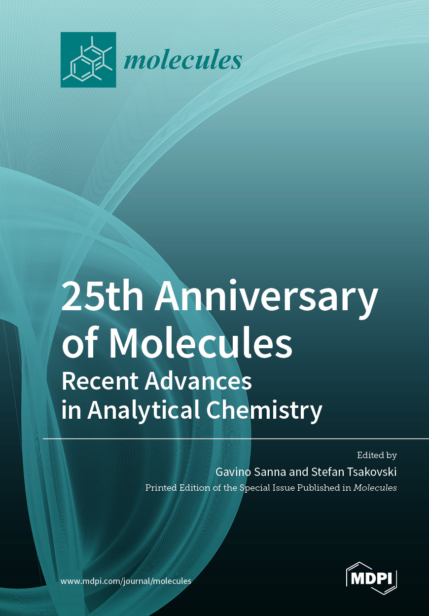 Book cover: 25th Anniversary of Molecules—Recent Advances in Analytical Chemistry