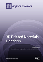 Special issue 3D Printed Materials Dentistry book cover image