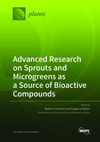 Special issue Advanced Research on Sprouts and Microgreens as a Source of Bioactive Compounds book cover image