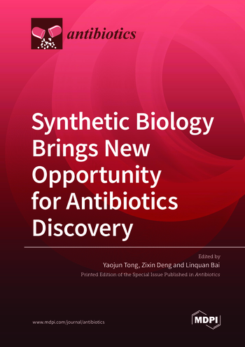 Book cover: Synthetic Biology Brings New Opportunity for Antibiotics Discovery