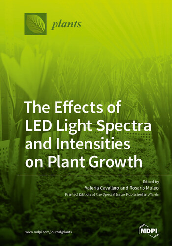 Book cover: The Effects of LED Light Spectra and Intensities on Plant Growth