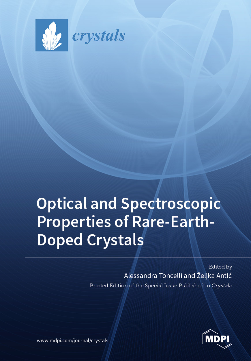 Book cover: Optical and Spectroscopic Properties of Rare-Earth-Doped Crystals