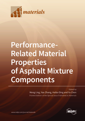 Book cover: Performance-Related Material Properties of Asphalt Mixture Components