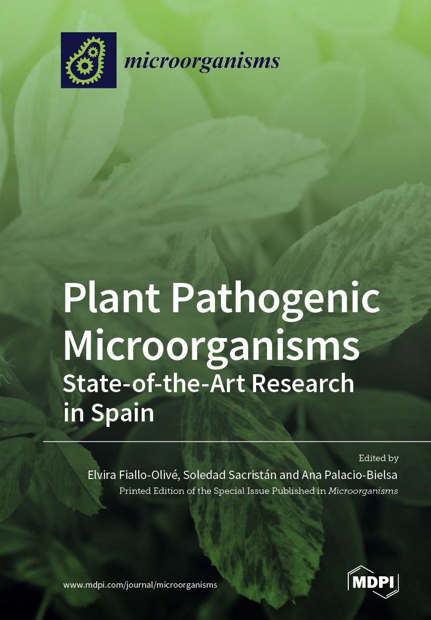 Book cover: Plant Pathogenic Microorganisms: State-of-the-Art Research in Spain