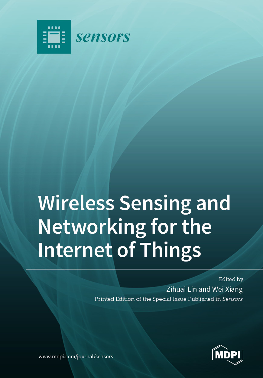 Book cover: Wireless Sensing and Networking for the Internet of Things