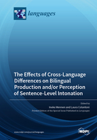 Special Issue The Effects of Cross-Language Differences on Bilingual Production and/or Perception of Sentence-Level Intonation book cover image