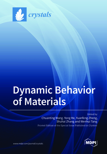Dynamic Behavior of Materials | MDPI Books