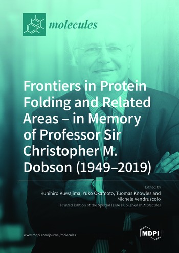 Book cover: Frontiers in Protein Folding and Related Areas – in Memory of Professor Sir Christopher M. Dobson (1949–2019)
