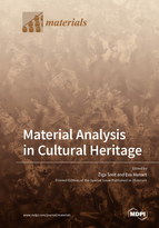 Special issue Material Analysis in Cultural Heritage book cover image