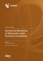 Special issue Numerical Modeling of Materials under Extreme Conditions book cover image