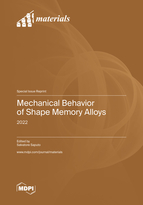 Special issue Mechanical Behavior of Shape Memory Alloys: 2022 book cover image