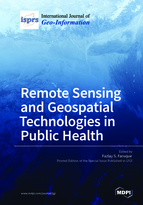 Special issue Remote Sensing and Geospatial Technologies in Public Health book cover image