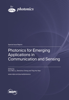 Special issue Photonics for Emerging Applications in Communication and Sensing book cover image