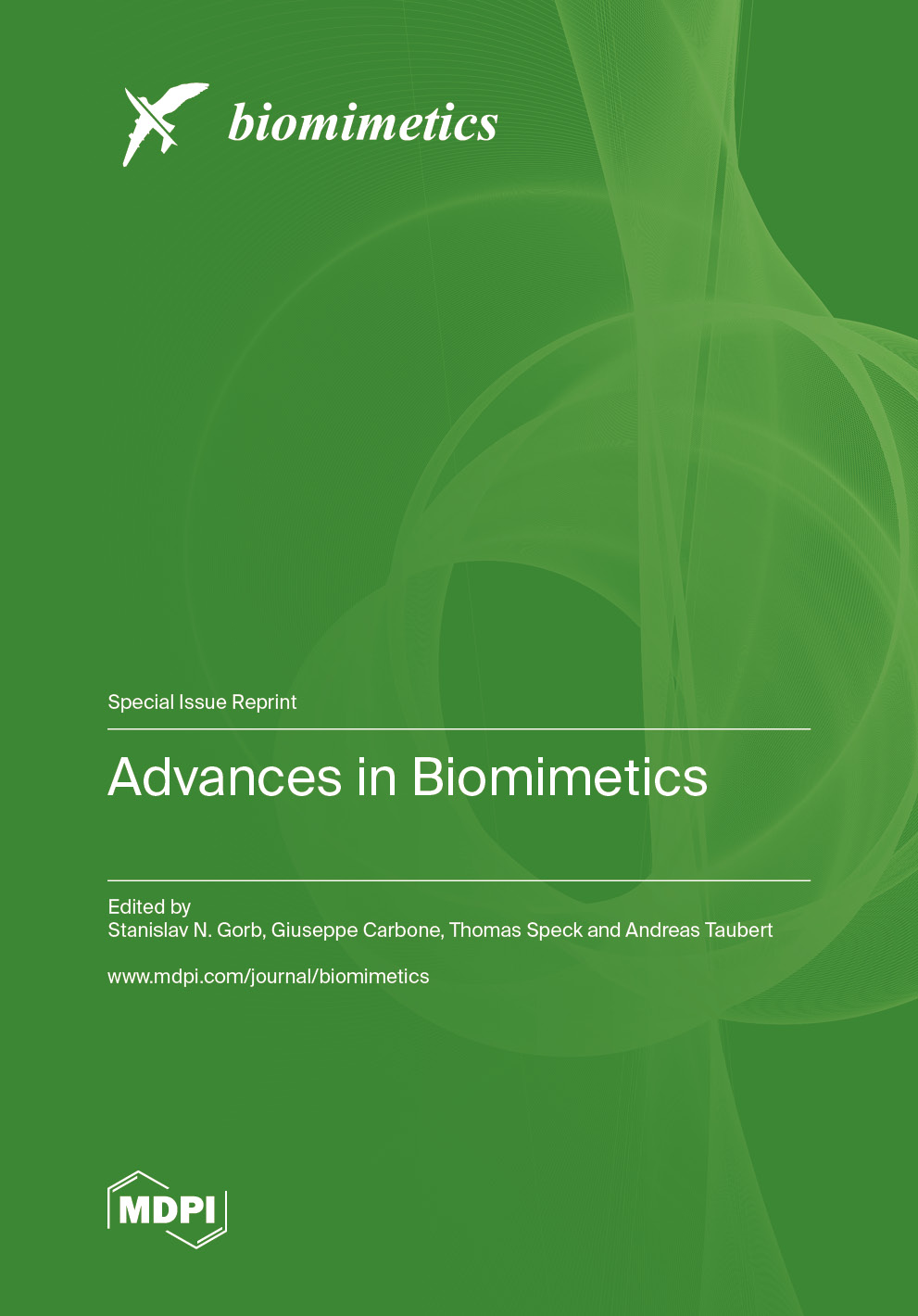 Special issue Advances in Biomimetics: Combination of Various Effects at Different Scales book cover image