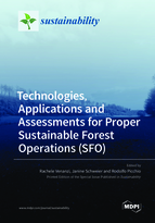 Special issue Technologies, Applications and Assessments for Proper Sustainable Forest Operations (SFO) book cover image