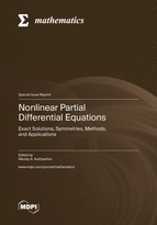 Special issue Nonlinear Partial Differential Equations: Exact Solutions, Symmetries, Methods, and Applications book cover image