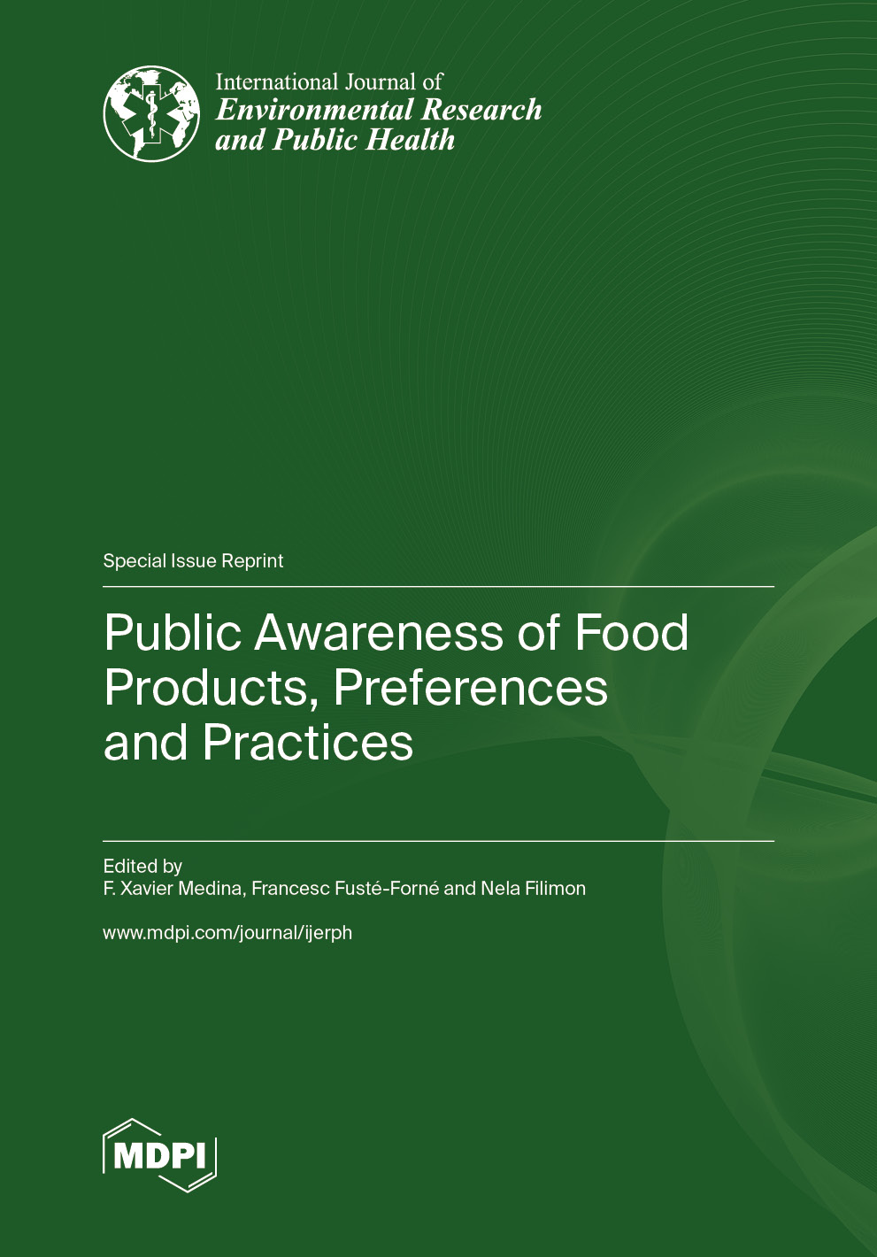 Special issue Public Awareness of Food Products, Preferences and Practices book cover image