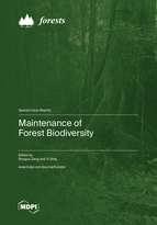 Special Issue Maintenance of Forest Biodiversity book cover image