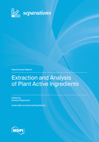 Special issue Extraction and Analysis of Plant Active Ingredients book cover image