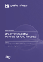 Special issue Unconventional Raw Materials for Food Products book cover image