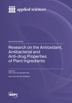 Special issue Research on the Antioxidant, Antibacterial and Anti-drug Properties of Plant Ingredients book cover image