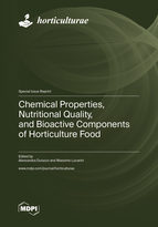 Special Issue Chemical Properties, Nutritional Quality, and Bioactive Components of Horticulture Food book cover image