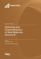 Special issue Obtaining and Characterization of New Materials, Volume III book cover image