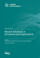 Special issue Recent Advances in Emulsions and Applications book cover image