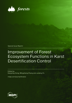 Special issue Improvement of Forest Ecosystem Functions in Karst Desertification Control book cover image