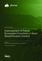 Special Issue Improvement of Forest Ecosystem Functions in Karst Desertification Control book cover image