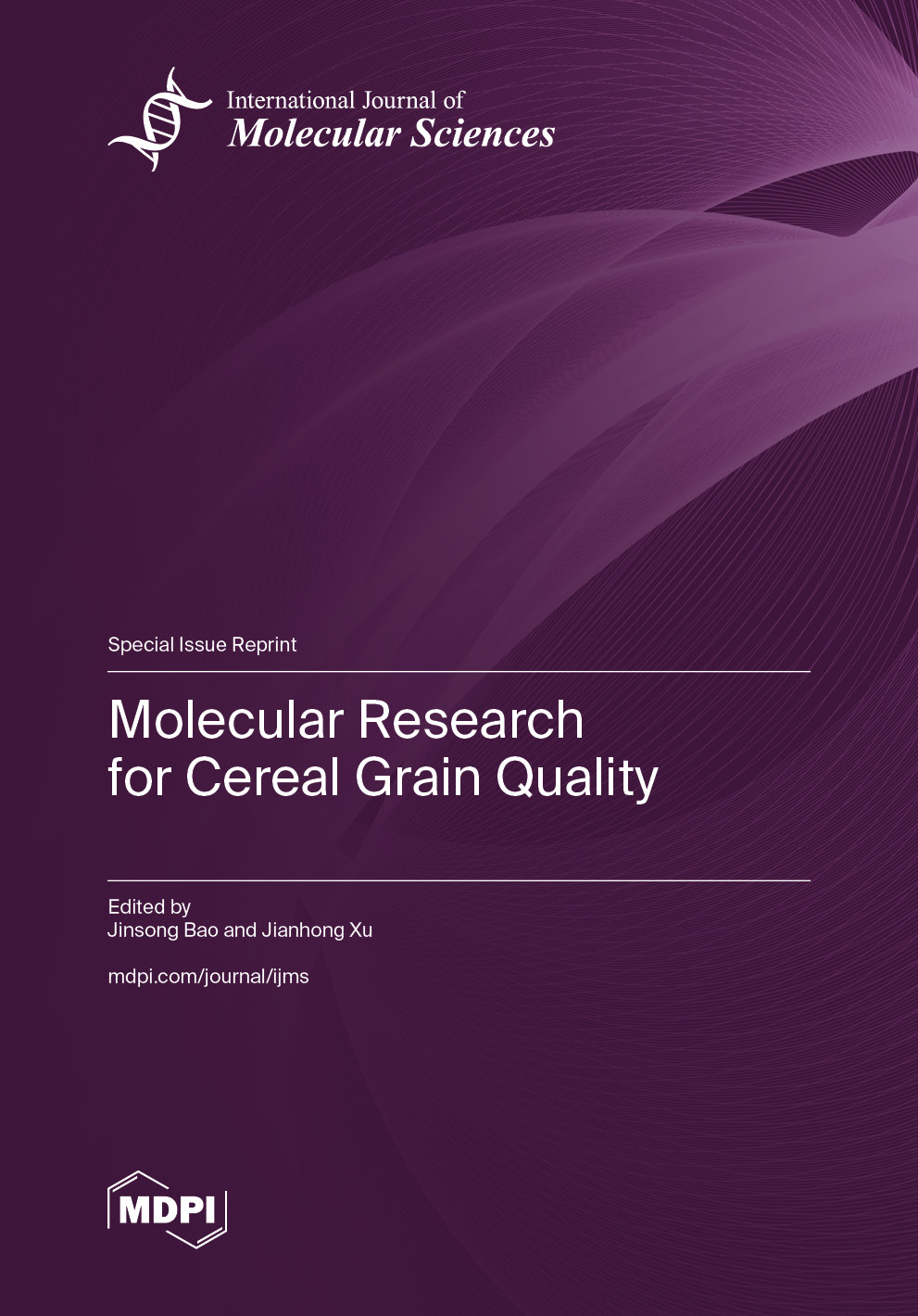 Special issue Molecular Research for Cereal Grain Quality book cover image