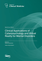 Special issue Clinical Applications of Cyberpsychology and Virtual Reality for Mental Disorders book cover image