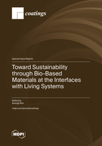 Special issue Toward Sustainability through Bio-Based Materials at the Interfaces with Living Systems book cover image