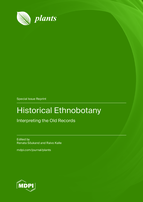 Special issue Historical Ethnobotany: Interpreting the Old Records book cover image