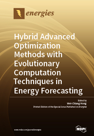 Book cover: Hybrid Advanced Optimization Methods with Evolutionary Computation Techniques in Energy Forecasting