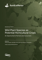 Special issue Wild Plant Species as Potential Horticultural Crops: An Opportunity for Farmers and Consumers book cover image