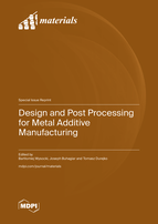 Special issue Design and Post Processing for Metal Additive Manufacturing book cover image