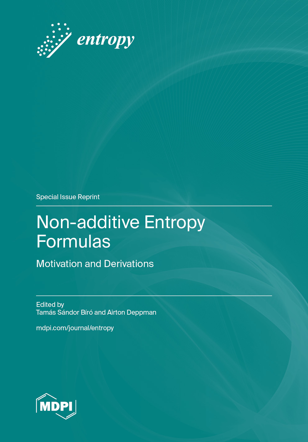 Non additive Entropy Formulas Motivation And Derivations MDPI Books Non additive entropy formulas motivation and derivations mdpi books