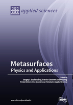 Special issue Metasurfaces: Physics and Applications book cover image