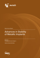 Special issue Advances in Stability of Metallic Implants book cover image