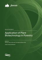 Special issue Application of Plant Biotechnology in Forestry book cover image