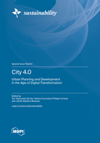 Special issue City 4.0: Urban Planning and Development in the Age of Digital Transformation book cover image
