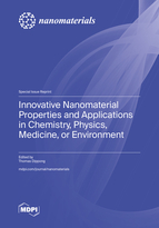 Special issue Innovative Nanomaterial Properties and Applications in Chemistry, Physics, Medicine, or Environment book cover image