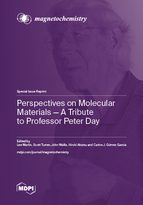 Special issue Perspectives on Molecular Materials&mdash;A Tribute to Professor Peter Day book cover image